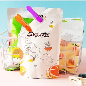 24 Buah Peniti Pakaian Laundry Plastik Klip Pasak Gantung Klip Makanan Rumah Tangga Jepitan Kaus Kaki Tempat Rak Pengering Pakaian Dalam 12 pasak penjualan terbaik - №