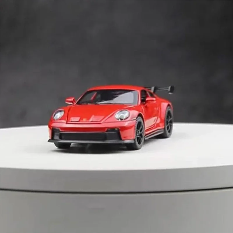 1:32 Porsche 911 GT3 High Simulation Diecast Metal Alloy Model samochodu Sound Light Pull Back Collection Kids Toy Gifts F582