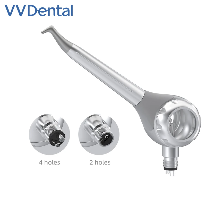 VVDental Dental Air Flow Prophy Unit Teeth Whitening Spary Polisher Dentistry Sandblasting Machine 2/4 Holes