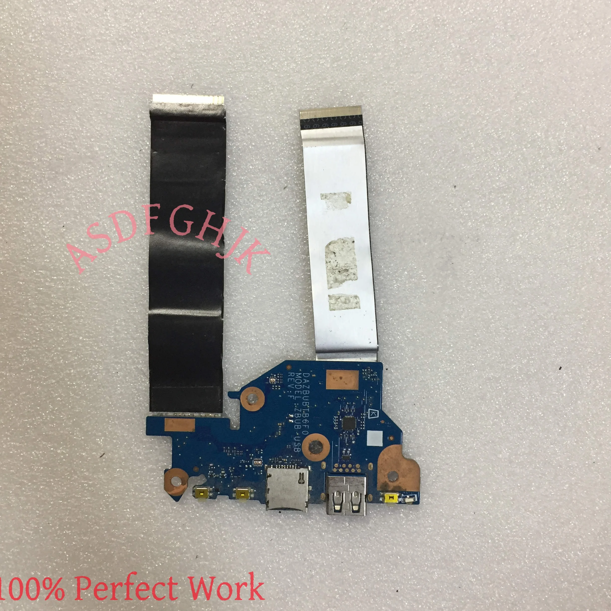 For Acer Chromebook Spin CP713-3W Series USB Card Reader Board with Cable DAZBUBTB6F0