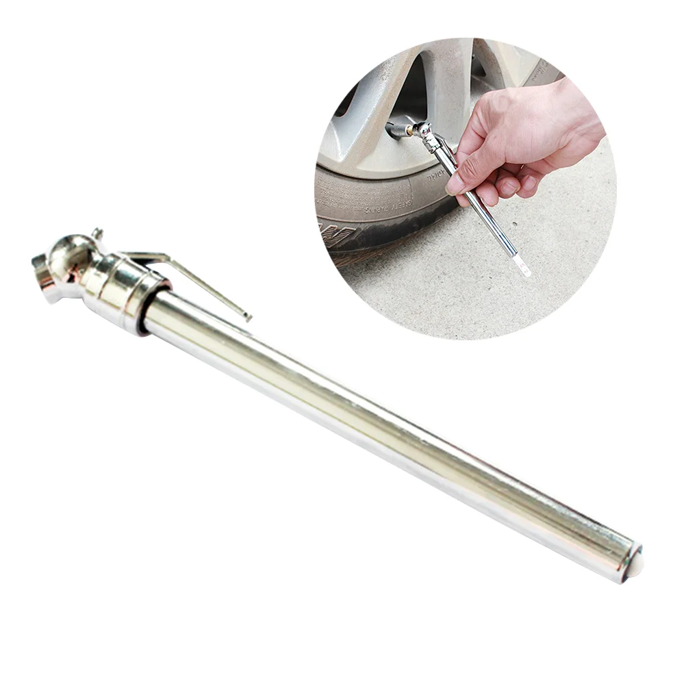 

2Pc Auto Car Tire Pressure Pen Typre Air Pressure Pencil Gauge for Vehicle (Silver) tire pressure pencil