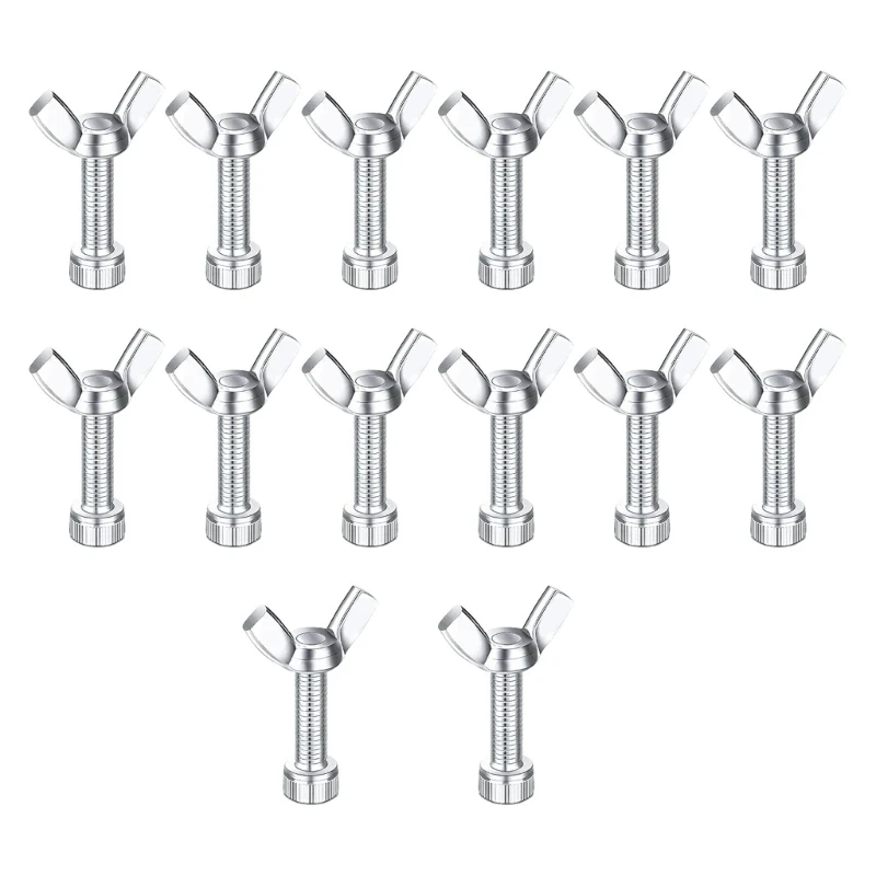 Von Hand angezogener Töpferscheiben-Schlägerschraubensatz, 14-teiliges 304-Stahl-Ersatzteil für Radkopf- und Basisbefestigungen – Detail 1