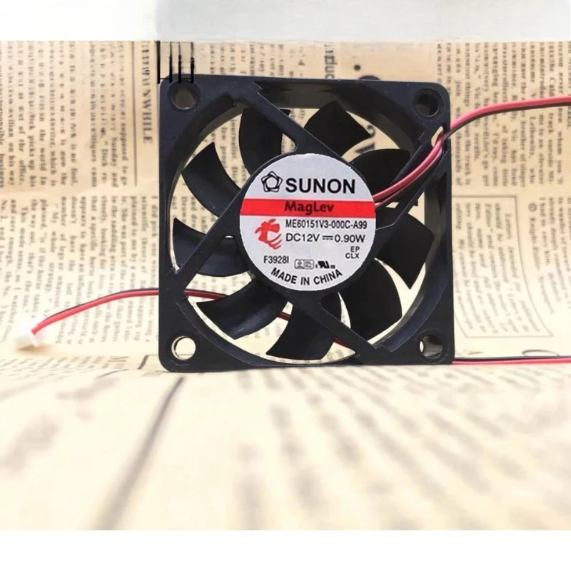 NEW Cooler Fan for SUNON ME60151V3-000C-A99 Magnetic Suspension Cooling Fan 6cm 6015 12V 0.90W 60 * 60 * 15mm