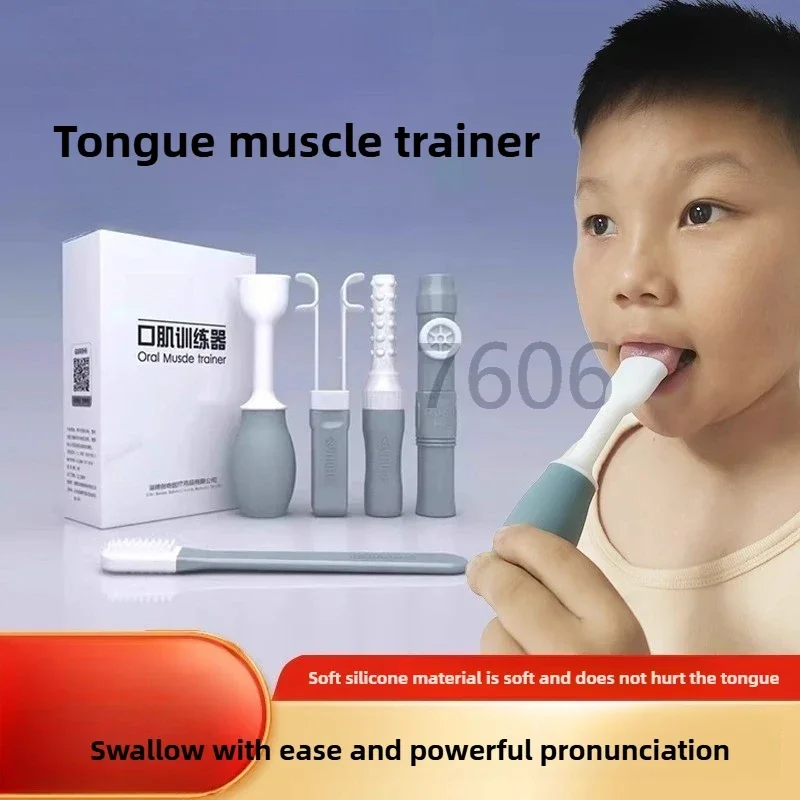 5pcs Set /1pcs Tongue Rehabilitation Swallowing Genioglossus Rehabilitation Trainer Cerebral Infarction Stroke Puller