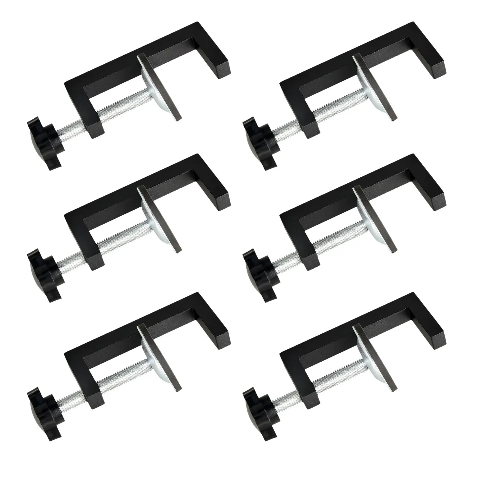 6Pcs Woodworking Clamps Heavy Duty G Clamps Cabinet Clamp Face Frame Clips Workpiece Fixing Welding Mounting Hand Tool