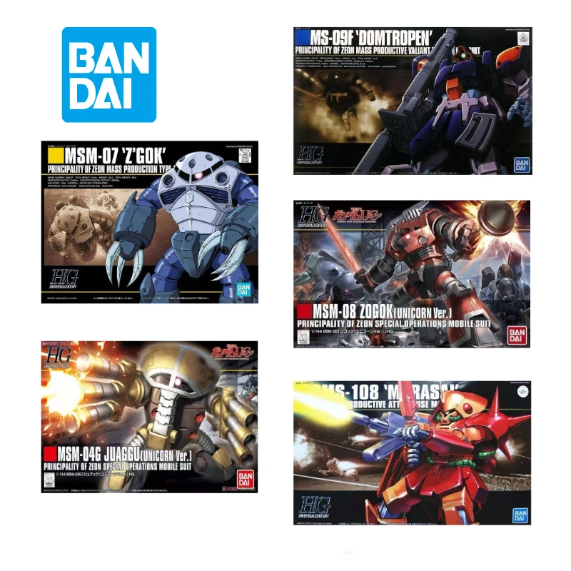 

Подлинная Bandai, оригинальная HGUC Marasai Zgok Juaggu Unicorn Zogok Unicorn Domtropen, аниме-модель, игрушки для мальчиков, подарки, оригинальная коробка