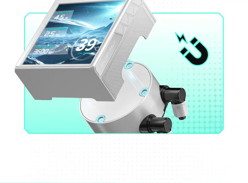 Golden Field|Magnetic All-in-one ARGB Water Cooling Radiator 3.95 Inches ราคา 2,773 บาท*ส่งฟรี