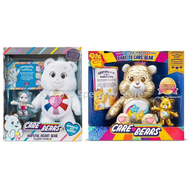 

Care Bears Special Collector Limited Edition 35cm Teddies Plush Toys Hopeful Heart Bear Dare to Care Bear Kids Soft Plush Toys