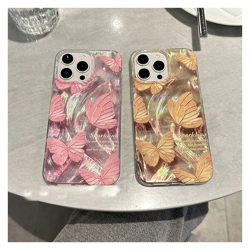 Butterfly Case For Xiaomi Mi 13 12 Lite POCO M6M3M4 12 F5 Pro 5G X4 GT M5S F5 F3 X3GT Redmi Note 11S 10 K60 Pro 50 Uitra Cover