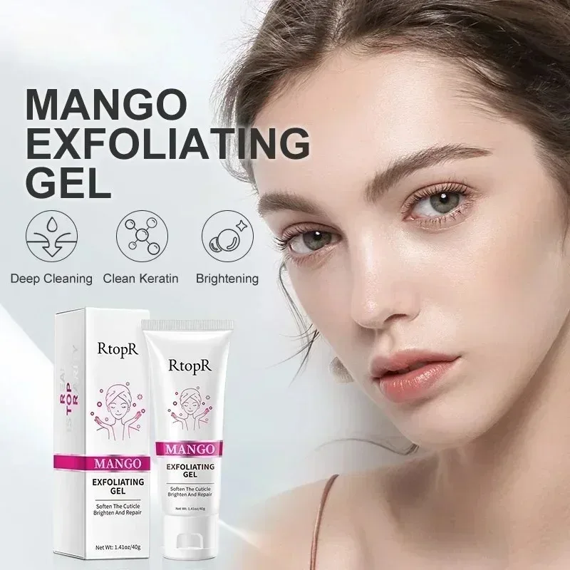 RtopR Facial Exfoliating Gel Facial Scrub Cleansing Face Mango Face Wash Moisturizing Mild Exfoliating Gel Face Care