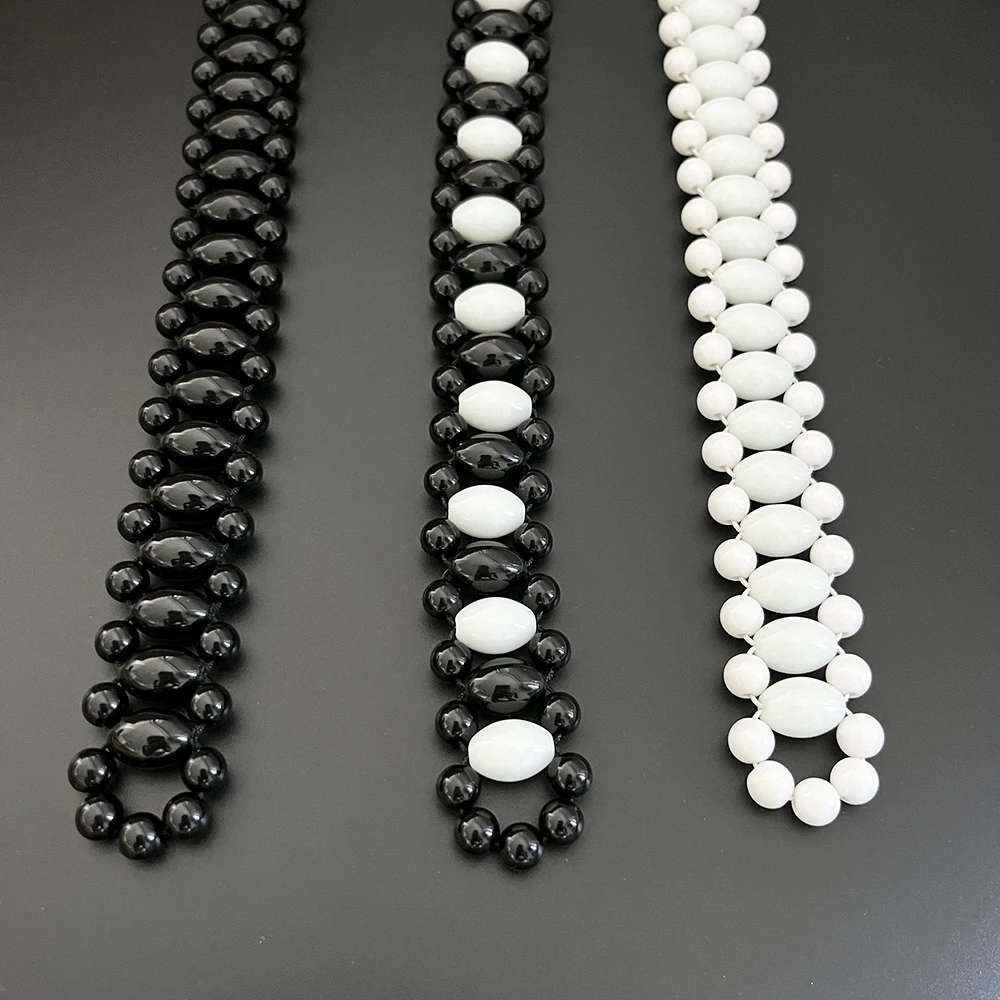 NJ03 Wholesale Rosary Men High-Quality Glass Acrylic Beads Flip Muslim Islamic Prayer Bracelets Meditation Jewelry Accessories