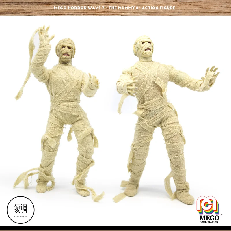 Disponibile Mego 8" Action Figure - Collezione di giocattoli per mummi egiziani, regalo per ragazzo, compleanno di Halloween