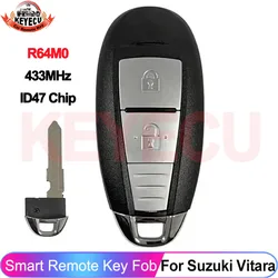 KEYECU R64M0 per Suzuki Vitara 2016 2017 2018 2019 + telecomando 434MHz Smart Key CMIIT ID 2013 dj1464 p/n: muslimate