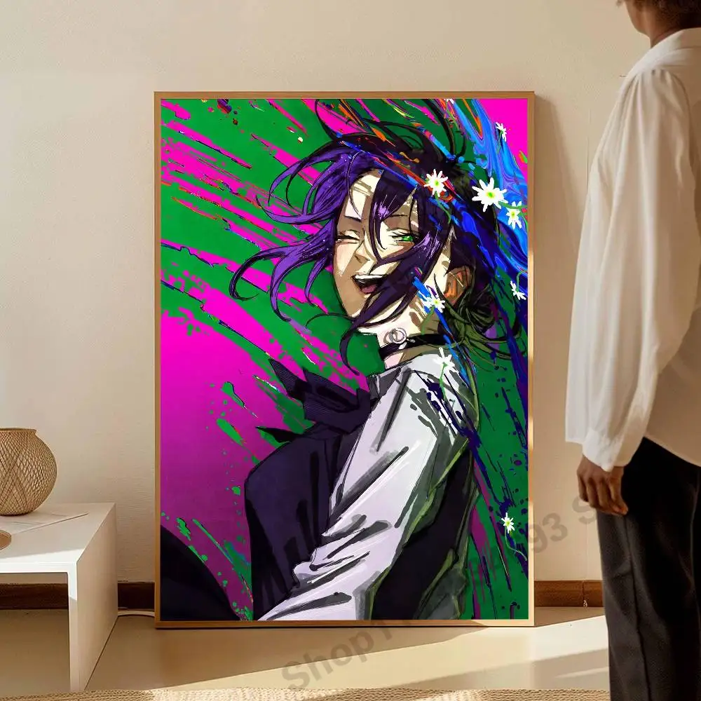 ملصق مطبوع بسيط للرجال من Raze Chainsaw لديكور المنزل، غرفة المعيشة، غرفة النوم، الدراسة، اللوحة الزخرفية HD