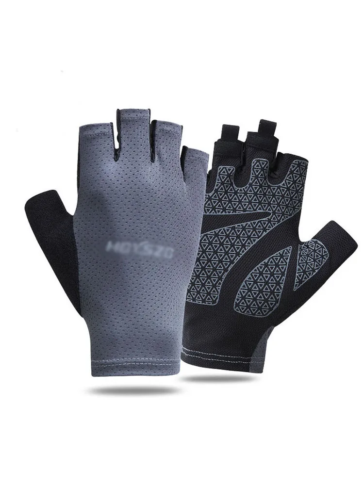 AliExpress LAOVCE Women Men Professional Gym Fitness Breathable Anti-Slip Half Finger Summer Fishing Cycling Fingerless Gloves Female Bicycle Bike