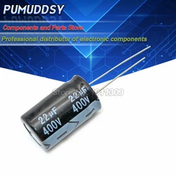 10PCS Hochwertiger 400V22UF 13*20mm 22UF 400V 13*20 Elektrolytkondensator