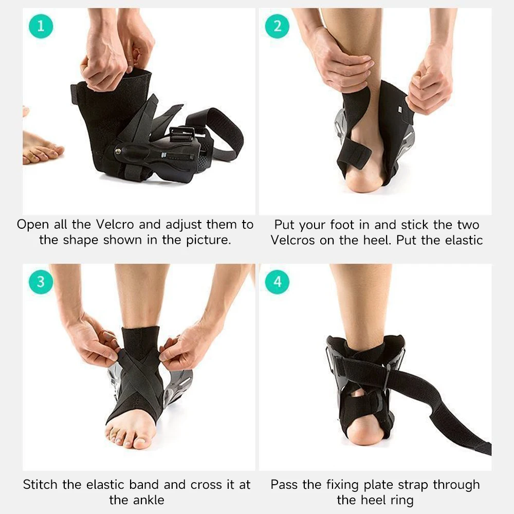 Ankle Sprained Support Brace Ankle Splint Stabilizer Protector for Sprained Ankle Injury Recovery Achille Tendonitis Ankle Strap