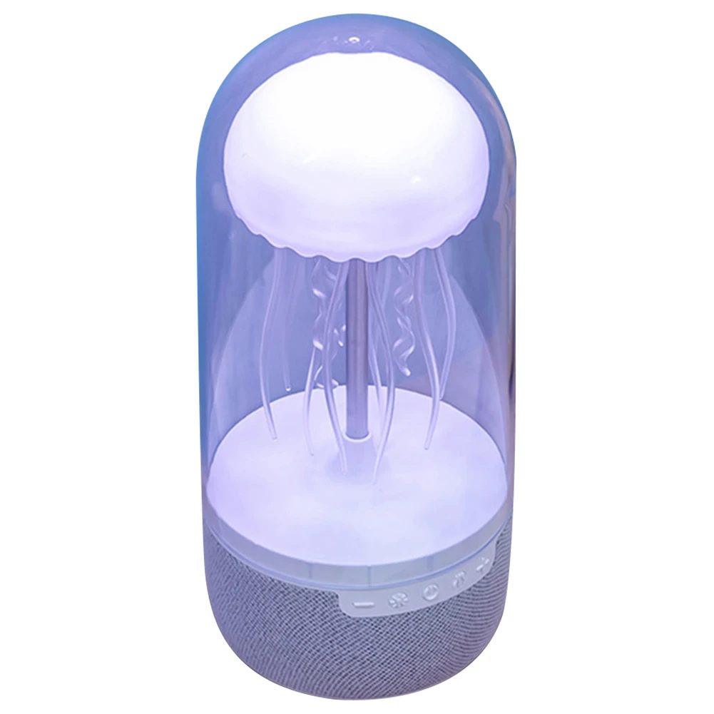 

Jellyfish Night Light Bluetooth-Compatible Speaker HiFi Stereo Floating Jellyfish Speaker 1800mAh Color Changing for Home Office