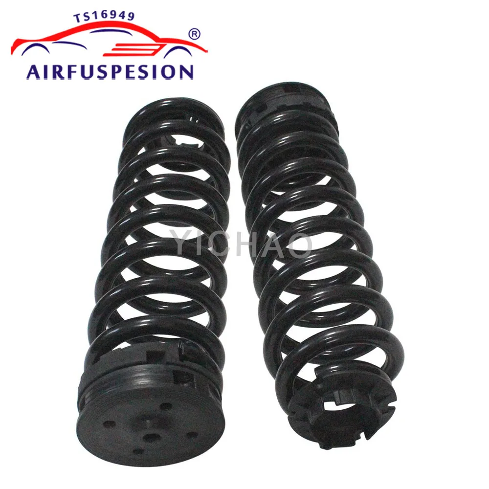 2PCS Rear Coil Spring Assembly For Mercedes Benz W164 ML350 ML500 W166 ML350 A1643240204 A1643240404 A1663260467 A1643250215