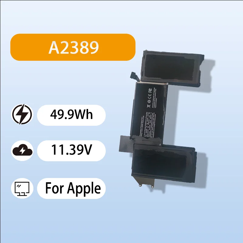 

Brand New Replacement Battery A1965 A2389 For Apple MacBook Air A1932 A2179 A2337 M1 Series 11.39V 49.9Wh Li-ion Battery
