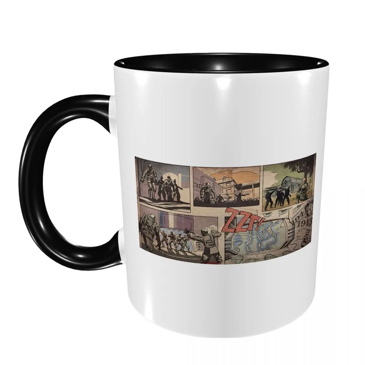 COD Zombies Kino Der Toten Loading Screen Mug Funny Ceramic Coffee Cups Tea Mugs Milk Cup Drinkware Gift for Woman Man