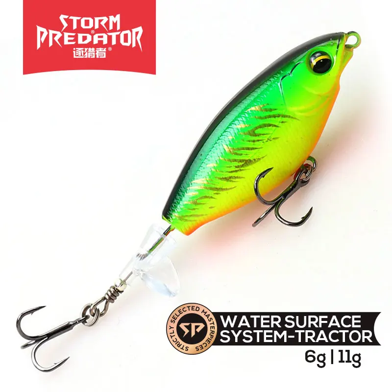 

Topwater Buzzbait Lure with 3D Eyes & High-Speed Propeller - Durable Construction,Ideal for Shallow Water Bass Fishing