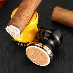 GALINER-cenicero portátil de cerámica para cigarros, Mini estante de viaje para cigarrillos, 1 unidad