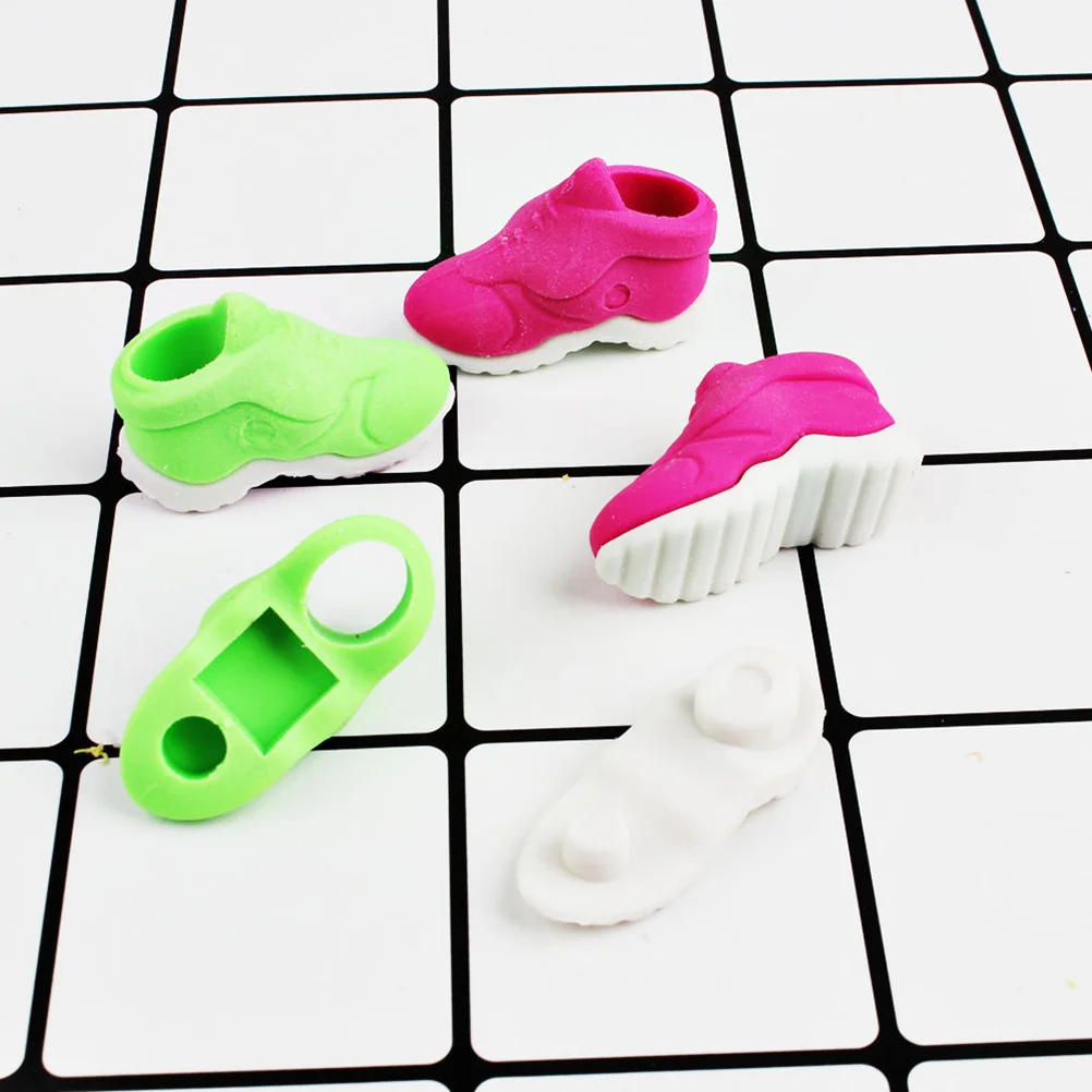 

4Pcs Football Shoes Erasers Cartoon School Supplies Perfect Classroom Rewards Birthday Party Favors Novelty Erasers Gifts