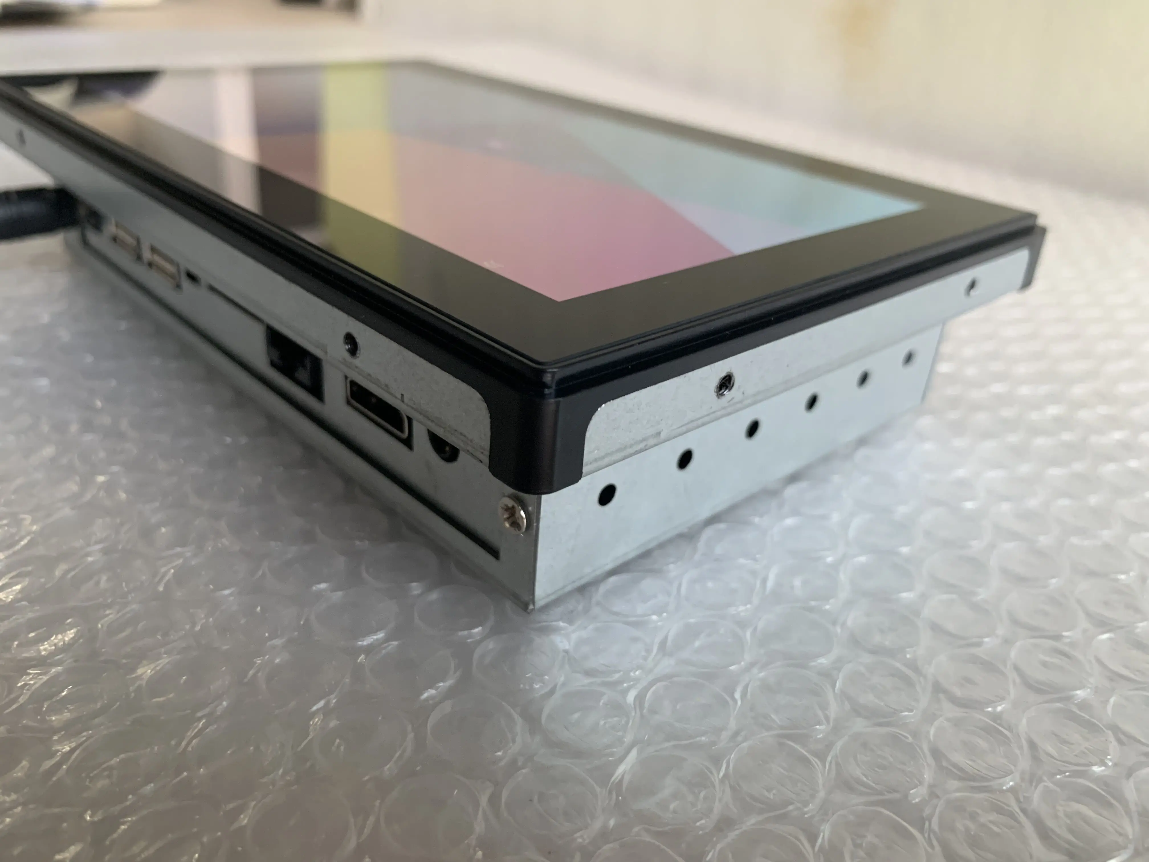Small Size Industrial 7 Inch Android Touch Panel PC Tablet Touchscreen with GPIO RS232/RS485 for HMI Smart Locker Solution