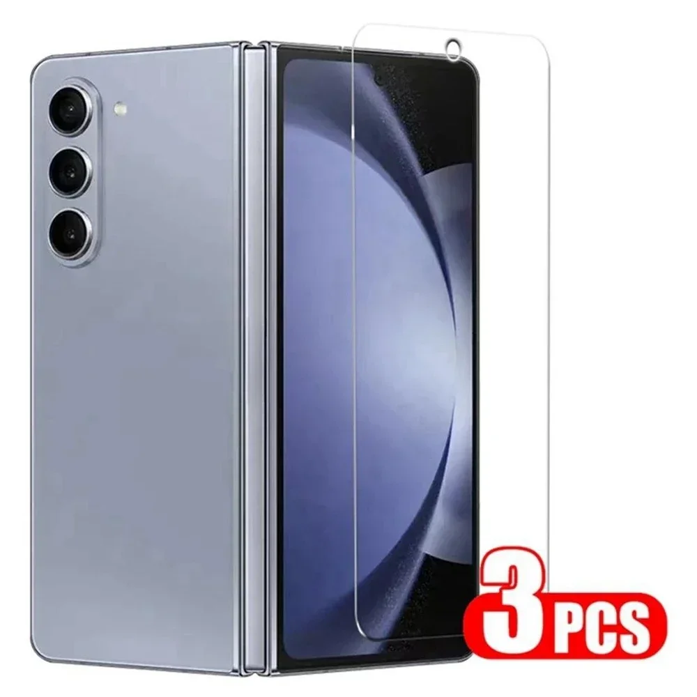 

3PCS Tempered Glass For Samsung Galaxy Z Fold 5 4 3 HD Clear Premium Front Screen Protector For Samsung Z ZFold 6 5 Fold5 Film