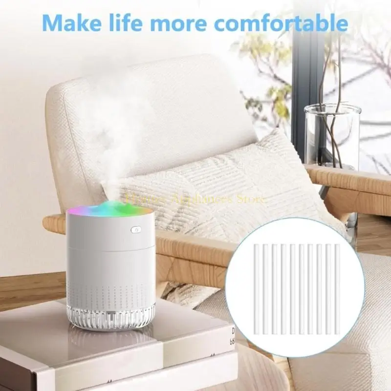 D0AB 60PCS Заменяющие губки для ультразвуковых ароматов диффузоры и мини -увлажнители автомобилей с высоким поглощением фитиль