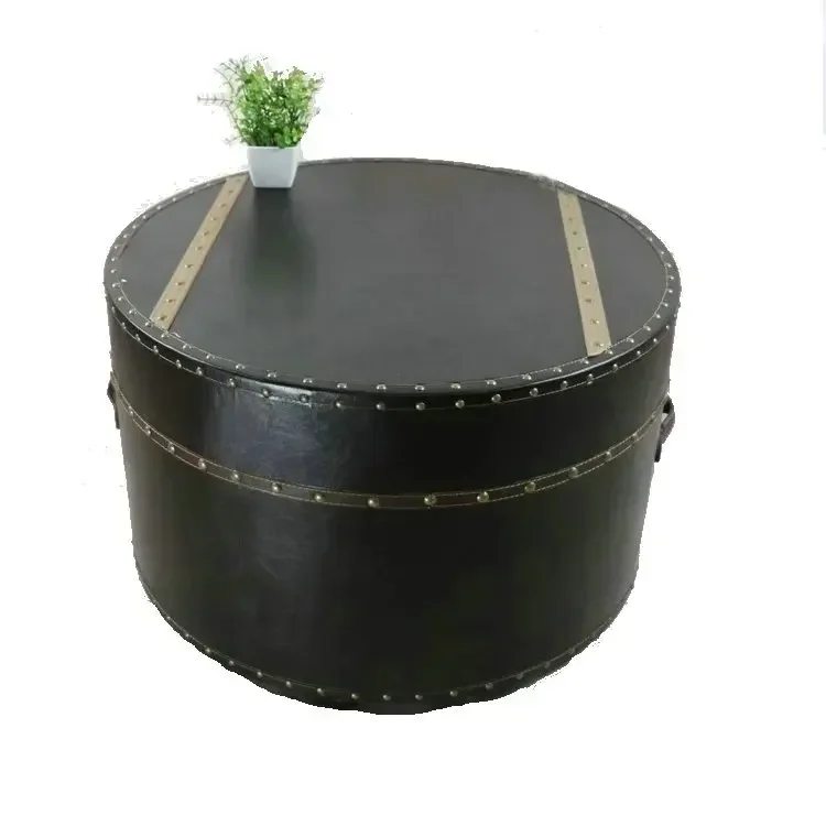 

Custom Furniture round Table Coffee Table Slow Coffee Storefront Display Table Durable Wood Office Furniture Retail Design
