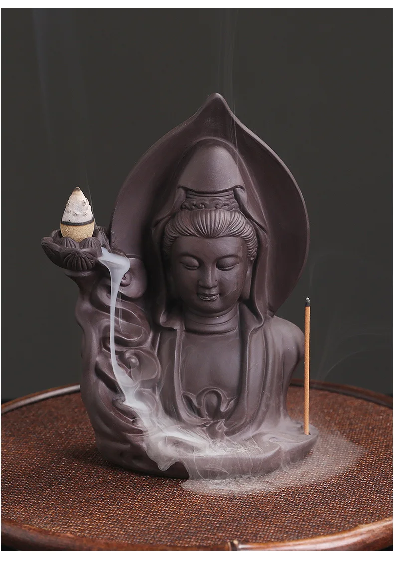 GOOD Southeast Asia Decorative Buddha goddess Guanyin Avalokitesvara Ceramic art statue HOME family efficacious protection