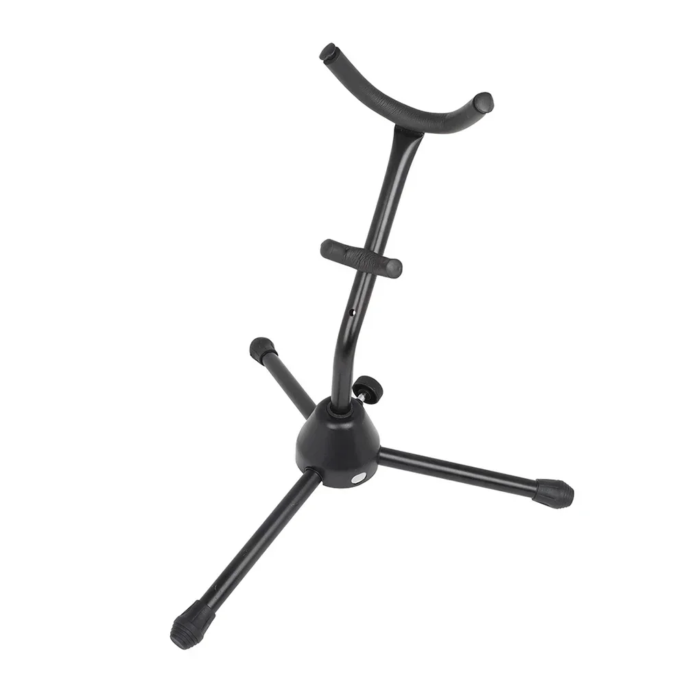 Suporte de saxofone alto, tripé de metal dobrável para instrumentos musicais, peças de instrumentos de sopro