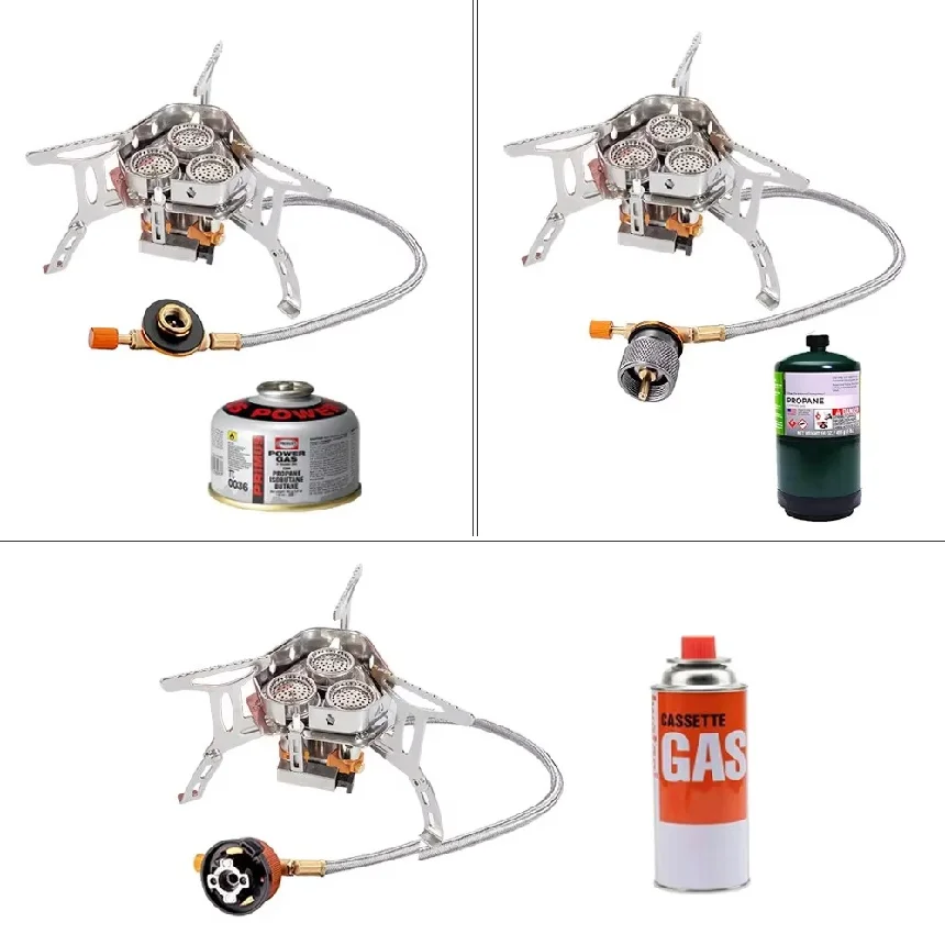 3-Head Camping Stove 3