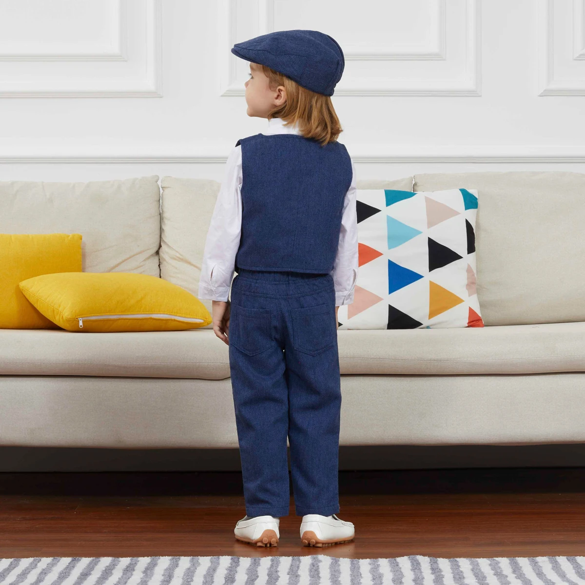 Kids Clothes Boys Wedding Suit Toddler Gentleman Outfit Infant Birthday Baptism Set Baby Formal Party Gift Christening Blazer