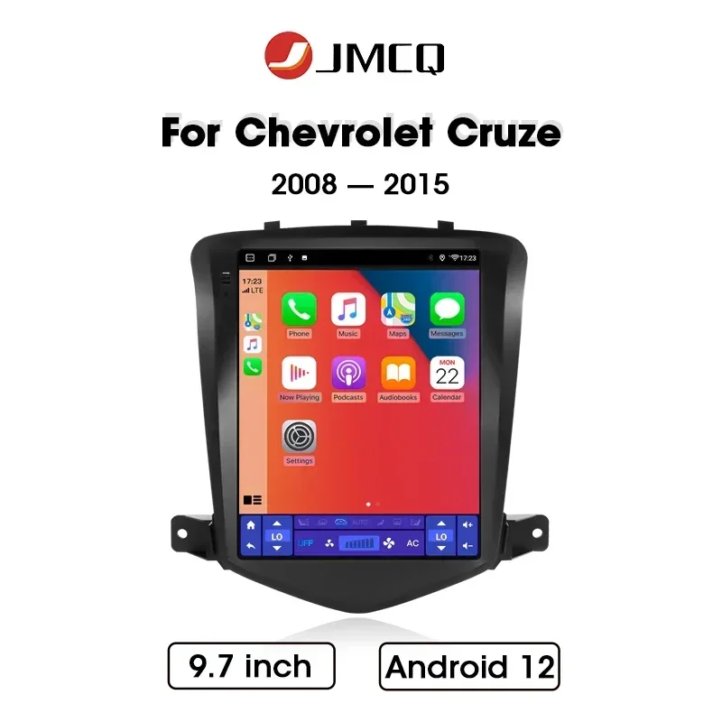 

JMCQ 9.7" Android 2Din Car Radio for Chevrolet Cruze 2008 - 2015 Multimedia Player GPS Navigation RDS Carplay Stereo Head Unit