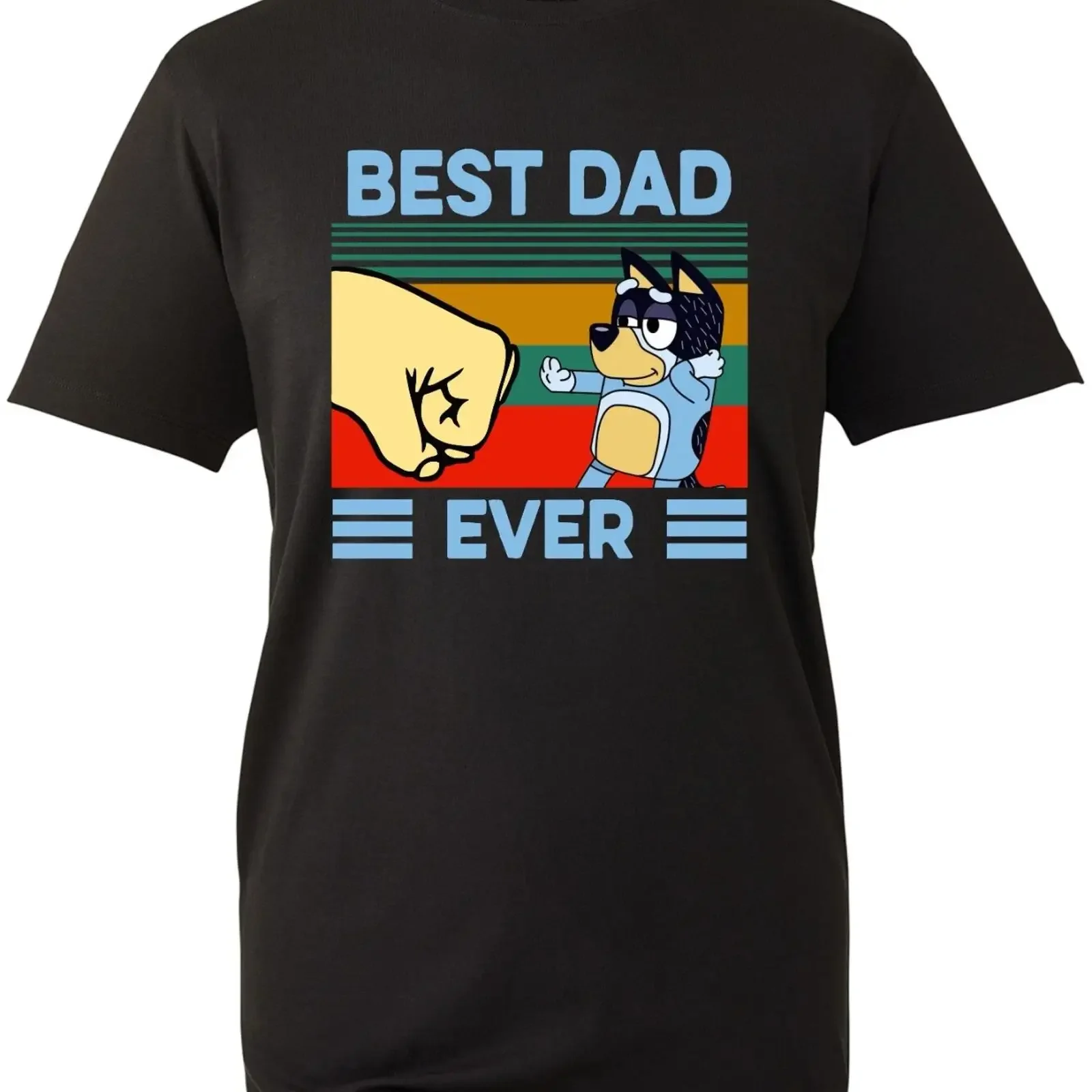 T Shirt Best Dad Dog Ever Vatertag Papa Hund Opa Geschenk Erwachsene Top vintage Washed graphic fashion Stylish Casual Unisex