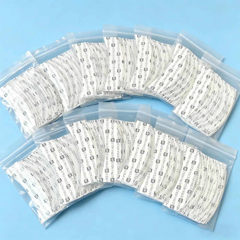 

36pcs/72pcs/108pcs/180pcs Ultra Hold Wig Tape Curved Strips - Waterproof Strong Hold Adhesive for Lace Wig Toupee