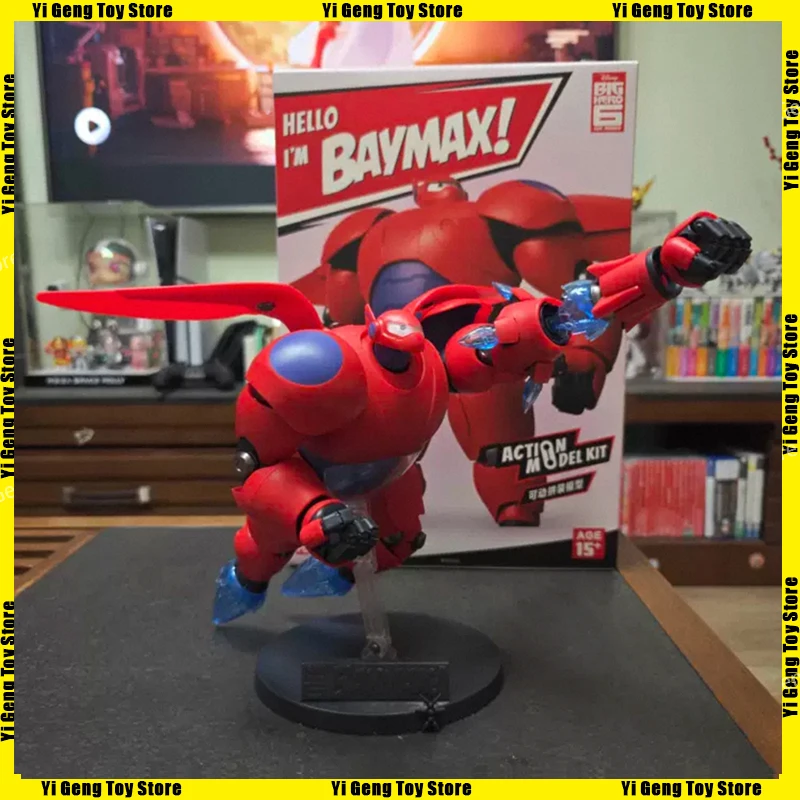 

In Stock Genuine Gong Big Hero 6 Baymax Series Assembled Model Baymax 18cm Assembled Action Figure Halloween Christmas Gift