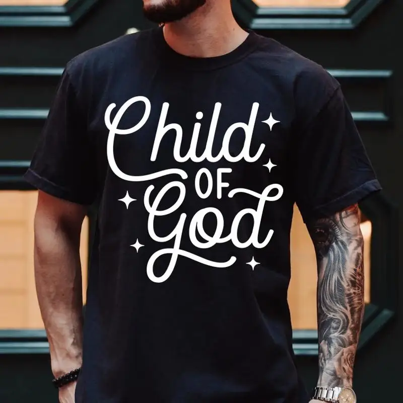 

Рубашка Child of God, христианская футболка унисекс, религиозный подарок для мужчин и женщин, Иисус