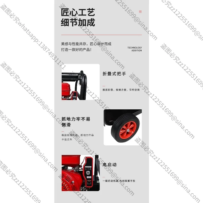 Suitable for Electric Start High Pressure Cleaner Industrial Car Washer Pipe Dredging 4000psi Efficient Cleaning