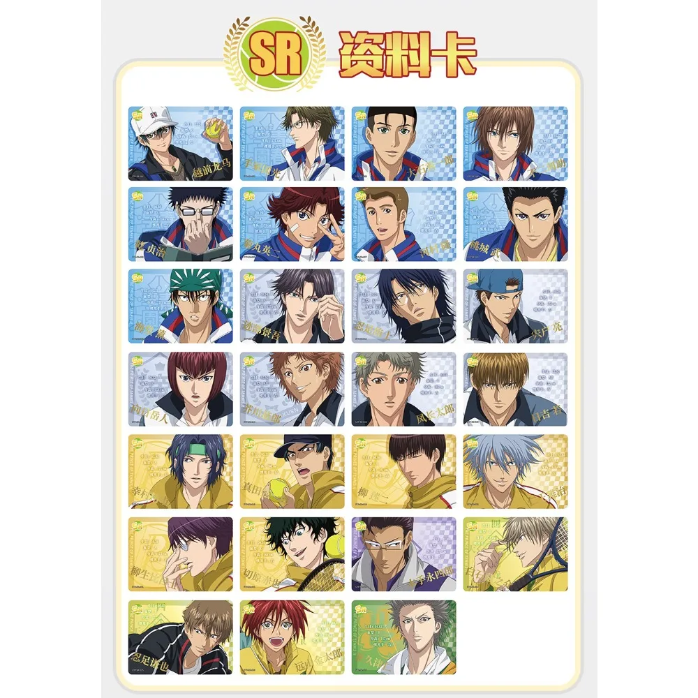 KAYOU حقيقية أمير التنس جمع بطاقات الرياضة أنيمي وسيم شخصية الإبداعية رائعة الطرفية بطاقات لعبة هدية