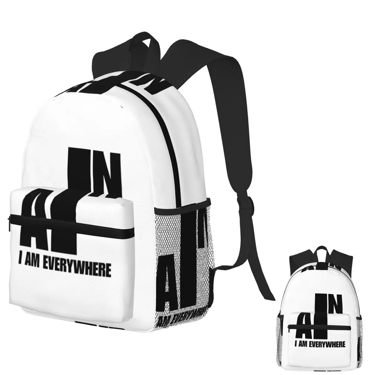 

All About Me I Am Everywhere Student Backpack School Bag Hiking Travel Daypack for Men Women Fashion Bookbag Shoulder Bags