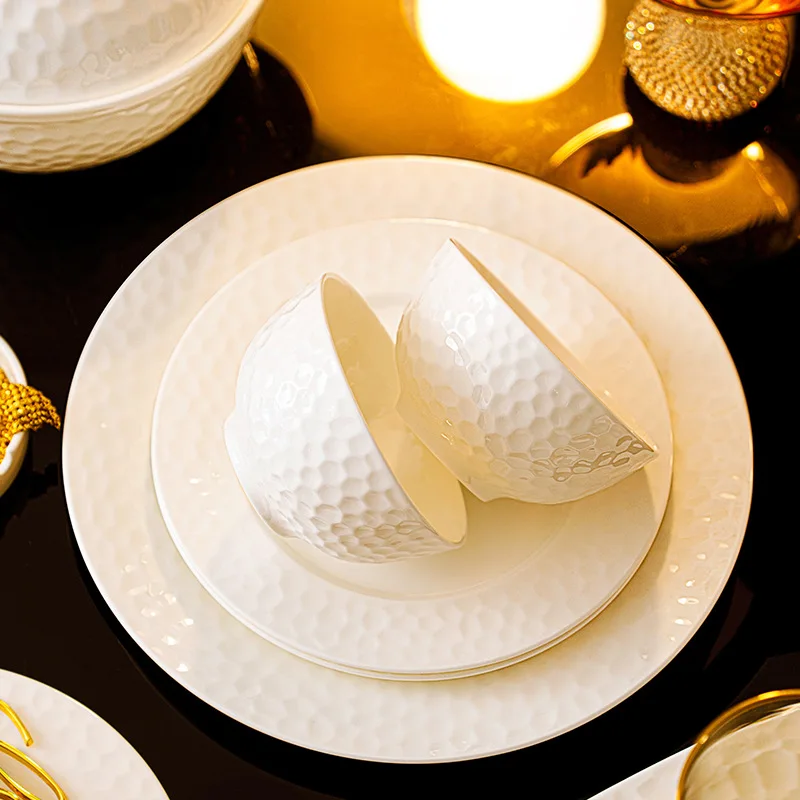 

Dishes and dishes set Household housewarming gifts Bone china tableware Underglaze color
