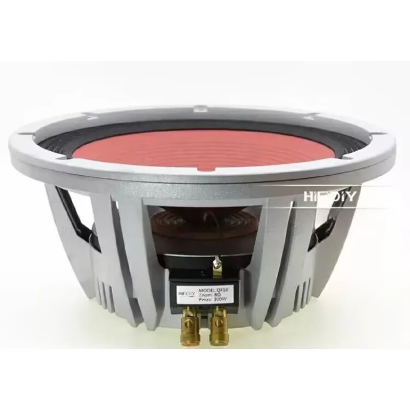 مكبر صوت KYYSLB DIY Fever 10 بوصة كامل المدى مع وحدة مكبر صوت مغناطيسية قوية من النيوديميوم Hi Fi عالية ومنخفضة التردد QF10