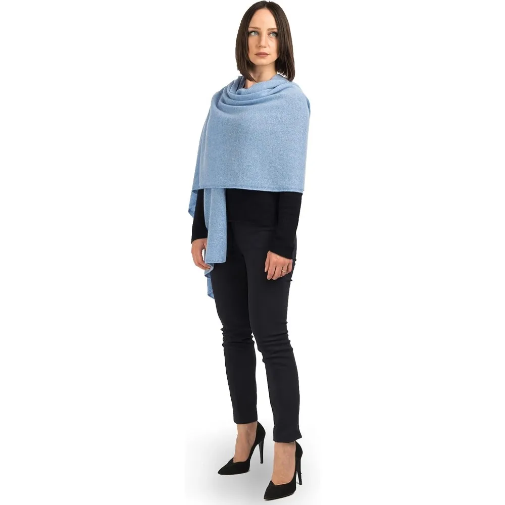 100% Pure Cashmere Stole, Italian Crafted, Luxurious Softness, Premium Quality, Ideal for Fashion and Comfort