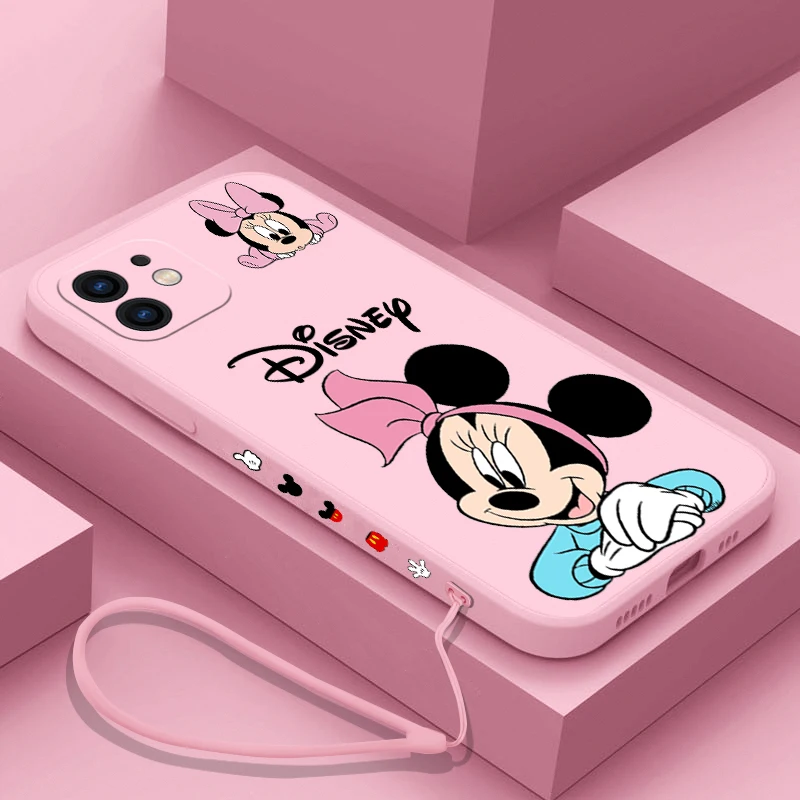 Disney Mickey Minnie Phone Case For Samsung Galaxy S24 S23 S22 S21 S20 Ultra Plus FE S10 S9 S10E Note 20 ultra 10 9 Plus