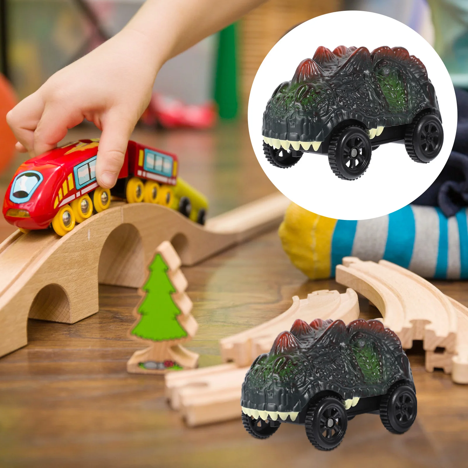 

Dinosaur Car Toy Track Vehicle Plaything Children Replacement for Kids Mini Children’s Toys