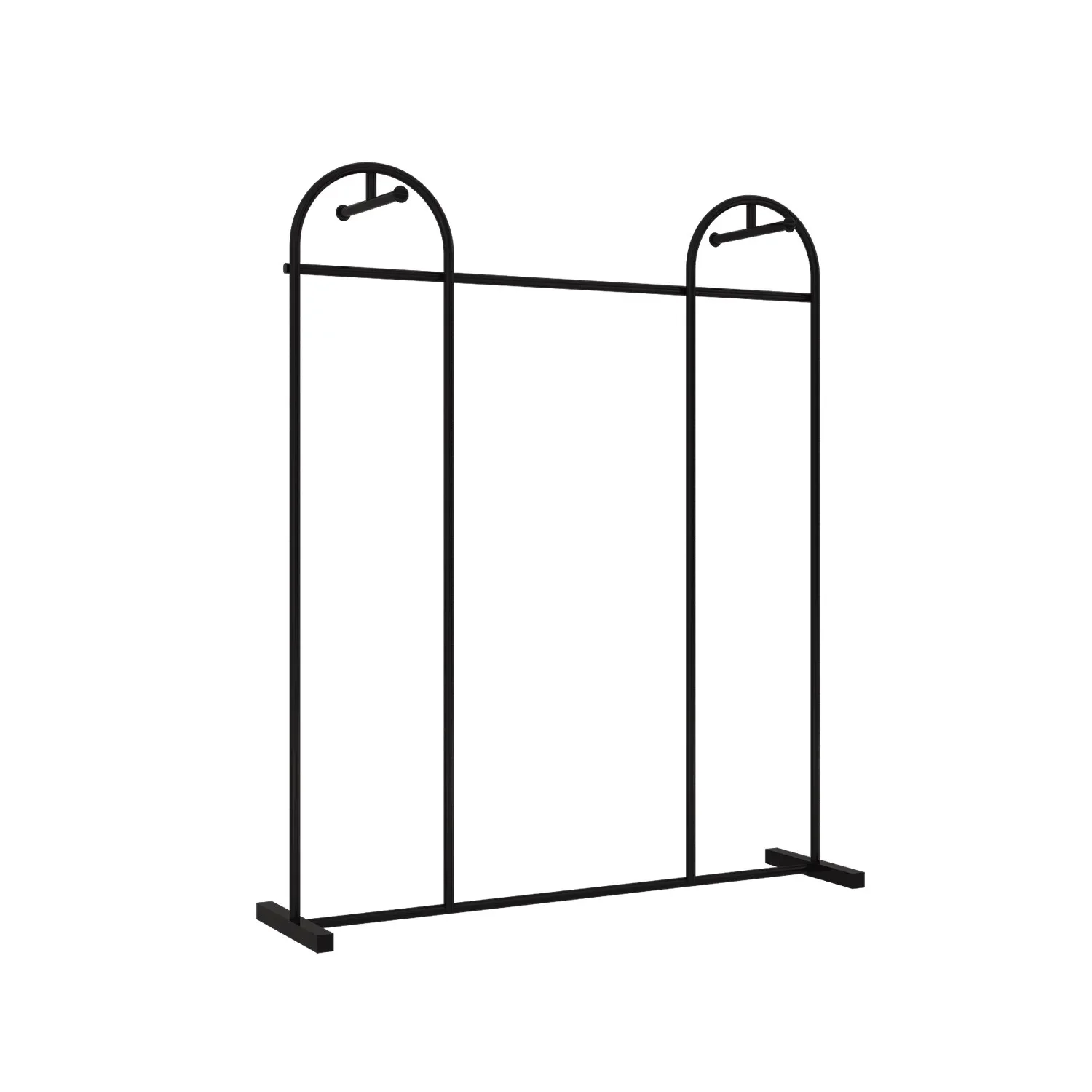 

Напольная вешалка для одежды OutdoorBlack, от пола до потолка, из кованого железа, для мужской и женской одежды, витрина Nakajima